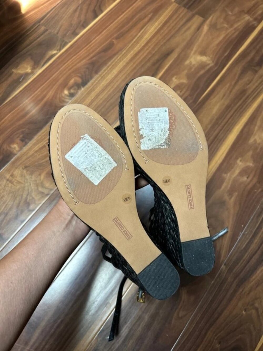 Vince Camaro Emrey Platform Wedge Sandals sz 9.5 - Picture 6 of 10